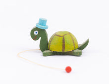 Load image into Gallery viewer, Dollhouse Miniature ~ David Krupick Wooden Turtle Toy - Ursula Sauerberg Estate
