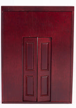 Load image into Gallery viewer, Dollhouse Miniature ~ Mahogany Bespaq Door Panel
