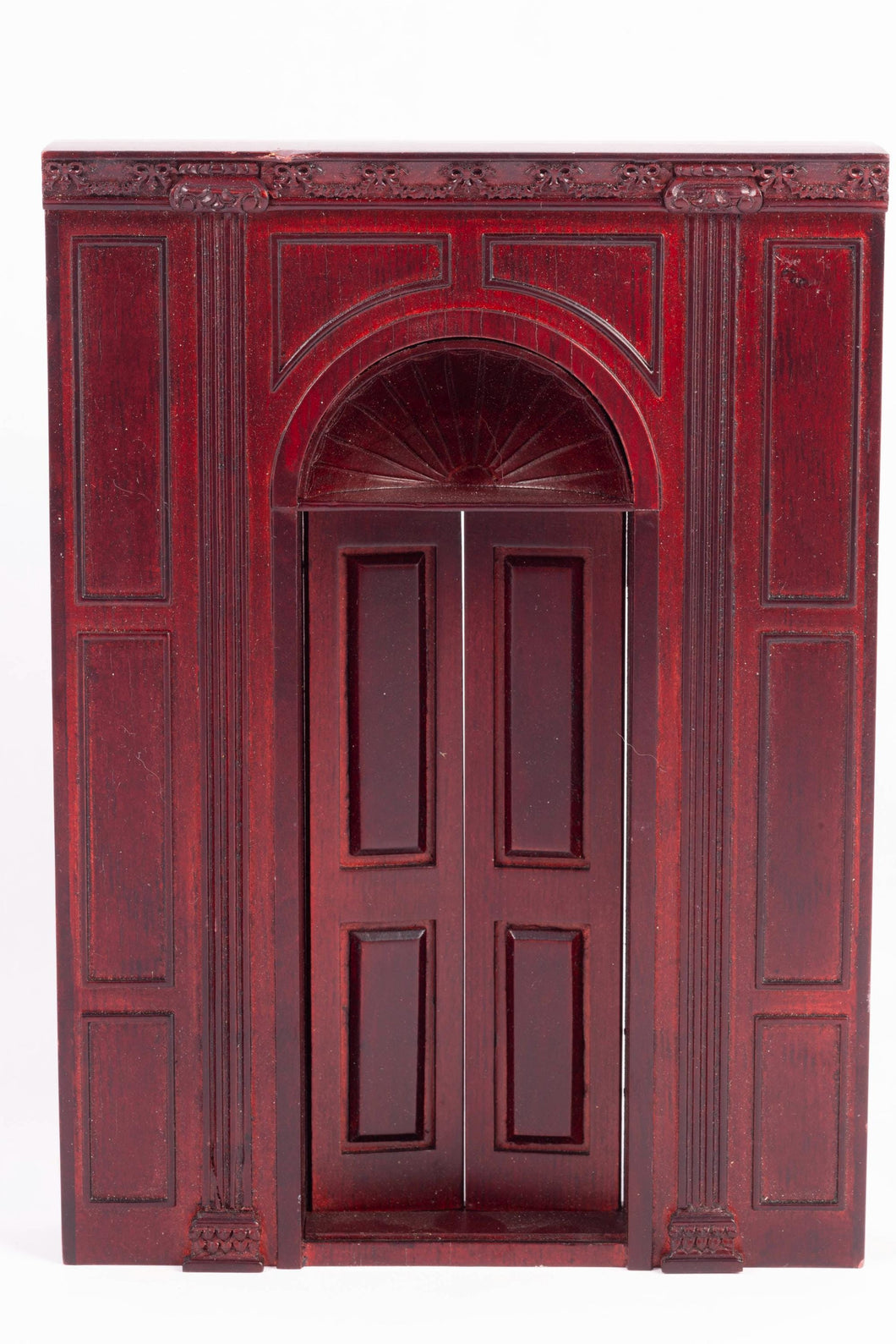 Dollhouse Miniature ~ Mahogany Bespaq Door Panel