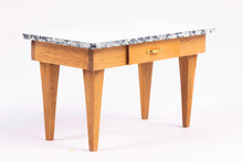 Load image into Gallery viewer, Dollhouse Miniature ~ White Metal Table Top Kitchen Table
