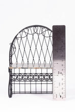 Load image into Gallery viewer, Dollhouse Miniature ~ Gorgeous Marble &amp; Wire Wine Rack
