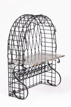 Load image into Gallery viewer, Dollhouse Miniature ~ Gorgeous Marble &amp; Wire Wine Rack
