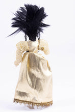Load image into Gallery viewer, Dollhouse Miniature ~ Woman Dressed in Masquerade Outfit by Fern Vasi
