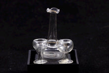 Load image into Gallery viewer, Dollhouse Miniature ~ Glass Decanter with 2 Wine Glasses - Hand Blown &amp; Vintage
