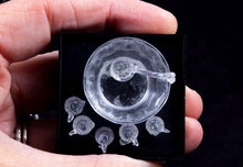 Load image into Gallery viewer, Dollhouse Miniature ~ Hand Blown Glass Punch Bowl with 5 Glasses &amp; Ladle by Francis Whittemore
