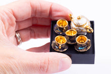 Load image into Gallery viewer, Dollhouse Miniature ~ English Porcelain Tea Set - RM
