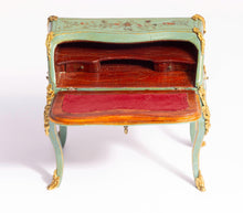 Load image into Gallery viewer, Dollhouse Miniature ~ Herbillon Hand Painted Ladies Secretary Desk Green
