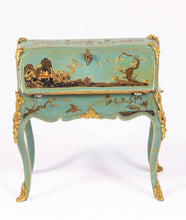 Load image into Gallery viewer, Dollhouse Miniature ~ Herbillon Hand Painted Ladies Secretary Desk Green
