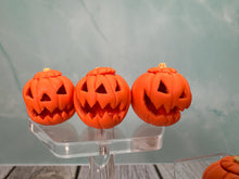 Load image into Gallery viewer, Dollhouse Miniature ~Artisan Handmade Halloween Jack-o-lantern Scary &amp; Happy Carved Pumpkin
