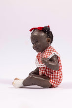 Load image into Gallery viewer, Dollhouse Miniature ~ Susan Scogin African American Baby Girl Doll
