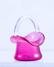 Load image into Gallery viewer, Dollhouse Miniature ~ Francis Whittemore Hand Blown Glass Cranberry Basket
