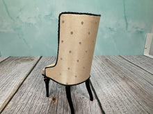 Load image into Gallery viewer, Dollhouse Miniature ~ JBM Australia Modern Dining Chair Black Finish
