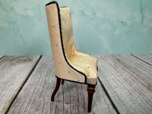 Load image into Gallery viewer, Dollhouse Miniature ~ JBM Australia Modern Dining Chair Mahogonay Finish
