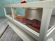 Load image into Gallery viewer, Dollhouse Miniature ~ Artisan Signed Handmade Decorated Deli / Butcher Shop Display Case

