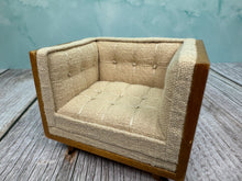 Load image into Gallery viewer, Dollhouse Miniature ~ JBM Australia Modern Living Room Chair Beige
