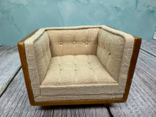Load image into Gallery viewer, Dollhouse Miniature ~ JBM Australia Modern Living Room Chair Beige
