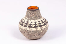 Load image into Gallery viewer, Dollhouse Miniature ~ Wanda Aragon Native American Large Painted Pottery Pot
