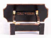 Load image into Gallery viewer, Dollhouse Miniature ~ Natasha Hand Painted Side table, Beautifully Painted
