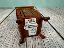 Load image into Gallery viewer, Dollhouse Miniature ~ Vintage Bespaq Wooden Nightstand
