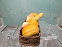 Load image into Gallery viewer, Dollhouse Miniature ~ IGMA Artist Al Chandronnait Handmade Bread Basket Signed DS 1997
