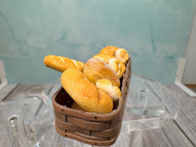 Load image into Gallery viewer, Dollhouse Miniature ~ IGMA Artist Al Chandronnait Handmade Bread Basket Signed DS 1997
