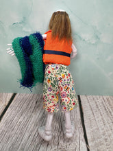 Load image into Gallery viewer, Dollhouse Miniature ~ Artisan Handmade Halloween Skeleton Beach Bum Doll
