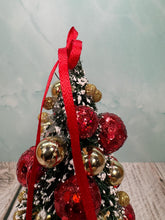 Load image into Gallery viewer, Dollhouse Miniature  ~ Artisan Hand Decorated Christmas Tree Red &amp; Gold
