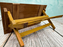 Load image into Gallery viewer, Dollhouse Miniature ~ Artisan Barbara Vajnar Bubba&#39;s Handmade Signed Wooden Work Table
