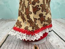 Load image into Gallery viewer, Dollhouse Miniature ~ Artisan Handmade Porcelain Mrs. Claus Doll In Gingerbread Apron
