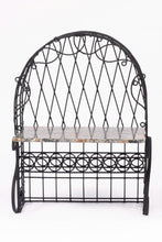 Load image into Gallery viewer, Dollhouse Miniature ~ Gorgeous Marble &amp; Wire Wine Rack
