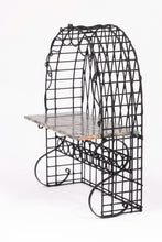 Load image into Gallery viewer, Dollhouse Miniature ~ Gorgeous Marble &amp; Wire Wine Rack
