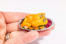 Load image into Gallery viewer, Dollhouse Miniature ~ Handmade Stuffed Turkey For Thanksgiving

