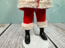 Load image into Gallery viewer, Dollhouse Miniature  ~ Artisan Handmade Hand Painted Porcelain African American Santa Doll
