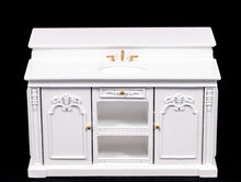 Load image into Gallery viewer, Dollhouse Miniature ~ 8 Pc. White Kitchen Set with Table &amp; Chairs Set
