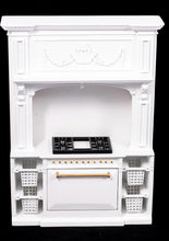 Load image into Gallery viewer, Dollhouse Miniature ~ 8 Pc. White Kitchen Set with Table &amp; Chairs Set
