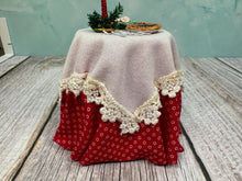 Load image into Gallery viewer, Dollhouse Miniature  ~ Artisan Handmade Decorated Christmas Table
