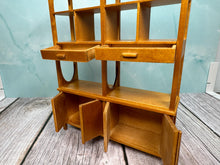 Load image into Gallery viewer, Dollhouse Miniature ~ JBM Australia Modern Book Shelf With Cabinets &amp; Drawers
