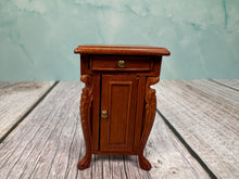 Load image into Gallery viewer, Dollhouse Miniature ~ Vintage Bespaq Wooden Nightstand
