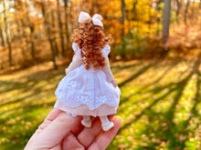 Load image into Gallery viewer, Pat Melvin Porcelain Little Girl Doll in Light Pink Dress
