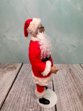 Load image into Gallery viewer, Dollhouse Miniature  ~ Artisan Handmade Hand Painted Porcelain African American Santa Doll
