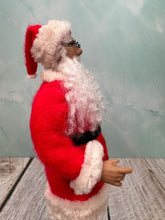 Load image into Gallery viewer, Dollhouse Miniature  ~ Artisan Handmade Hand Painted Porcelain African American Santa Doll
