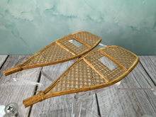 Load image into Gallery viewer, Dollhouse Miniature  ~ Artisan Handmade Snow Shoes
