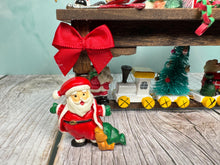Load image into Gallery viewer, Dollhouse Miniature  ~ Artisan Handmade OOAK Decorated Santa&#39;s Workshop Christmas Table
