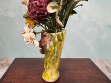 Load image into Gallery viewer, Veronique Cornish Porcelain Butterfly Vase With Artisan Handmade Flower Bouquet
