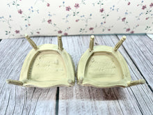 Load image into Gallery viewer, Signed Nancy Summers Handcrafted Pair of Hand Painted Pink &amp; Purple Floral Arm Chairs Parlor Furniture
