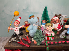 Load image into Gallery viewer, Dollhouse Miniature  ~ Artisan Handmade OOAK Decorated Santa&#39;s Workshop Christmas Table
