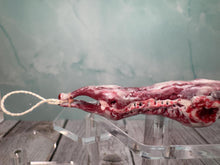 Load image into Gallery viewer, Dollhouse Miniature ~ Artisan Handmade Skinned Rabbit On String Butcher Shop
