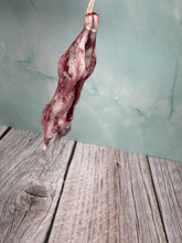 Load image into Gallery viewer, Dollhouse Miniature ~ Artisan Handmade Skinned Rabbit On String Butcher Shop
