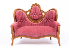 Load image into Gallery viewer, Handmade Leonetta Victorian Sofa &amp; Chair Set with Ottoman
