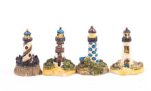 Load image into Gallery viewer, 4 Little Lighthouse Figurines
